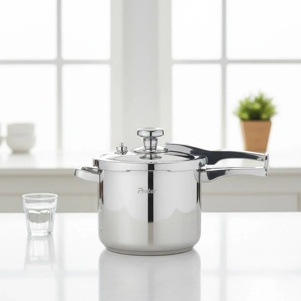 Indian pressure cooker with spices